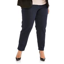 Just My Size Womens Plus Size 2 Pocket Pull On Stretch Woven Pants Available In Regular And Petite Lengths Walmart Com