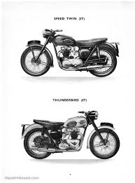 1957 triumph sd twin thunderbird