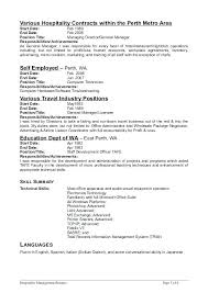 Hospitality Management Resume Examples Samples Page 2 Of 4 3