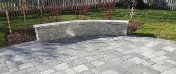 With smooth, rounded edges that give a soft appearance and feel, the clayton pavers can be installed in traditional stacked, running bond, herringbone and basket weave patterns. Natural Stone Or Concrete Pavers Which Is Better For Patios Patriot Lawn And Landscape Blog