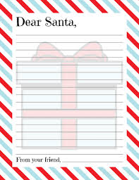 free printable letter to santa templates