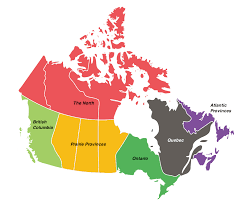 most beautiful regions of canada map