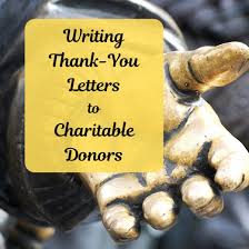 How To Write A Thank You Letter After Receiving A Donation