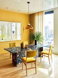 lively yellow dining room decor ideas