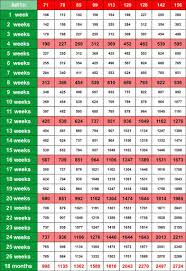 Chihuahua Weight Chart Grams Feet To Inches Conversion