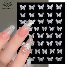heart 3d nail stickers