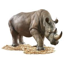 South African Rhino Garden Sculpture In