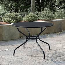 Round Mesh Stack Outdoor Dining Set