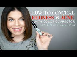 conceal redness and acne with makeup