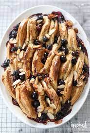 blueberry almond pancake pudding