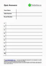 Thirteen complete quizzes for use in your pub quiz in easy to use quiz rounds. Table Quiz Helper Table Quiz Answer Sheets Pub Quiz Quiz Trivia Night