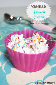 vanilla frozen yogurt sugar free fat