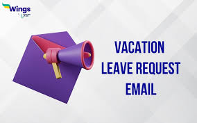 vacation leave request email format