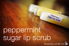 peppermint sugar lip scrub stick