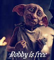 The family is careful not to pass dobby even a sock, sir, for then he would be free to leave their house forever. Dobby Quote Of The Day Harry Potter Amino