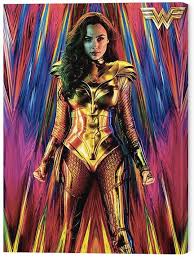 Canvas Print Wonder Woman 1984 Neon