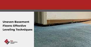 Uneven Basement Floors Effective