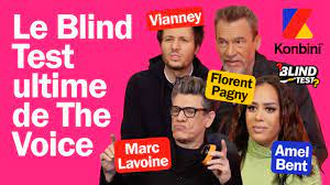 The Voice : les jurés s'affrontent au Blind Test (Amel Bent, Florent Pagny,  Vianney et Marc Lavoine) - YouTube