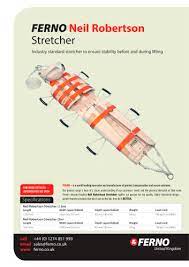 Specification of neil robertson stretcher. Neil Robertson Stretcher Ferno Uk Limited Pdf Catalogs Technical Documentation