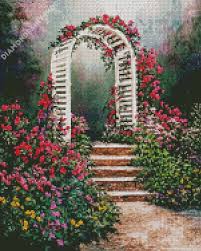 Archway With Flowers Diamond