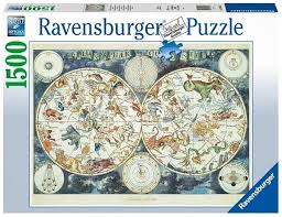 See more ideas about ravensburger puzzle, ravensburger, puzzles. Ravensburger 160037 World Map Of Fantastic Animals 1500 Pieces Puzzle Alzashop Com
