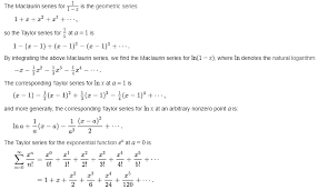 sum first n terms of taylor series