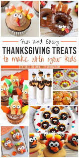 Thanksgiving arts and crafts starts with paper and glue. Fun Thanksgiving Treats To Make With Your Kids