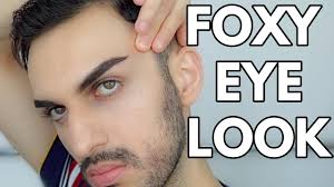 men s foxy eye make up tutorial no