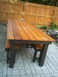 Benches Outdoor Patio Table
