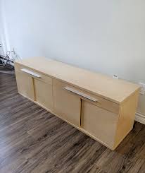 ikea tv stand into a mid century sideboard