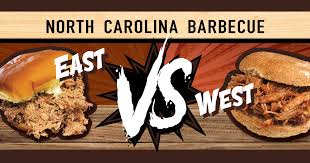 north carolina barbecue east vs west