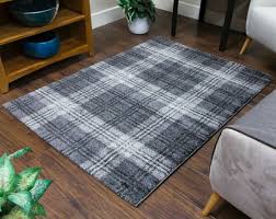 tartan rug checked mat plaid carpet