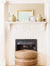 White Brick Fireplace Cottage