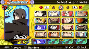 PSP] Naruto Shippuden Ultimate Ninja Heroes 3 All Characters - YouTube