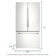 The extendfresh™ temperature management system and produce preserver help keep food fresh. Samsung 25 5 Cu Ft French Door Refrigerator With Ice Maker White Energy Star Lowes Com French Door Refrigerator Fridge Dimensions Samsung Refrigerator French Door