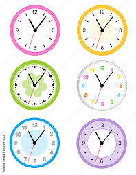 Cute Wall Clocks Do Stock Adobe Stock