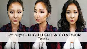 face shapes cream contour highlight
