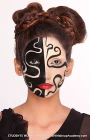 creative high fashion makeup at bhi