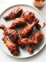 grilled bbq en drumsticks cook