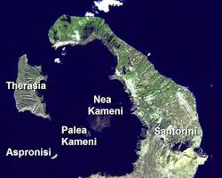 Gambar Santorini caldera