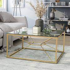 Coffee Table In Gold