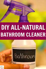 diy all natural bathroom cleaner