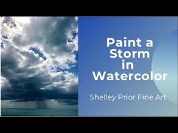 Storm Clouds In Watercolor