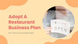 adopt a restaurant business plan