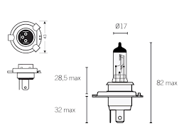 headlight bulb halogen h4 p43t 12v 6055w