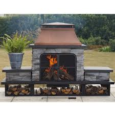 It will bring life to the space and guests will love to gather around it. Outdoor Wood Burning Fireplace You Ll Love In 2021 Visualhunt
