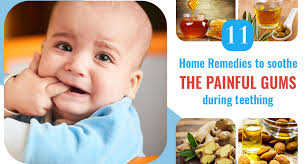 soothe painful gums during teething