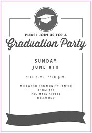 Graduation Party Invitations Template Free Template