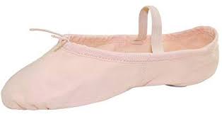 Danzcue Adult Full Sole Pink Canvas Ballet Slipper 3 5 M Us