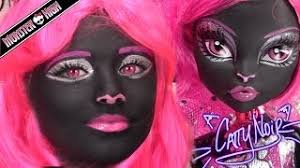 catty noir doll costume makeup tutorial